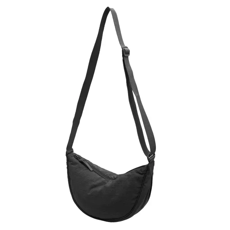 Women's Large Capacity Half Moon Travel Chest Bag - Crossbody Messenger