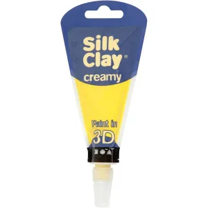 Yellow Colour Liquid Modelling Clay Piping Bag For Relief Drawing 35 ml