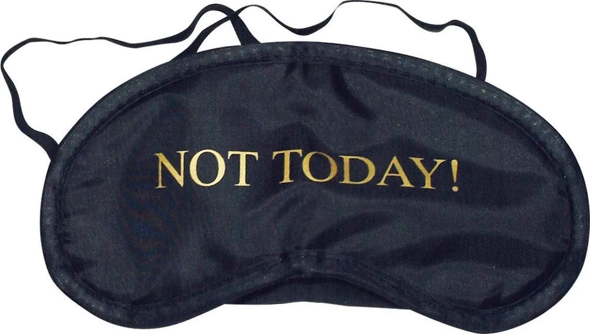 You2Toys - Stemmings Oogmassker - Not Today - Touch Me - Zwart