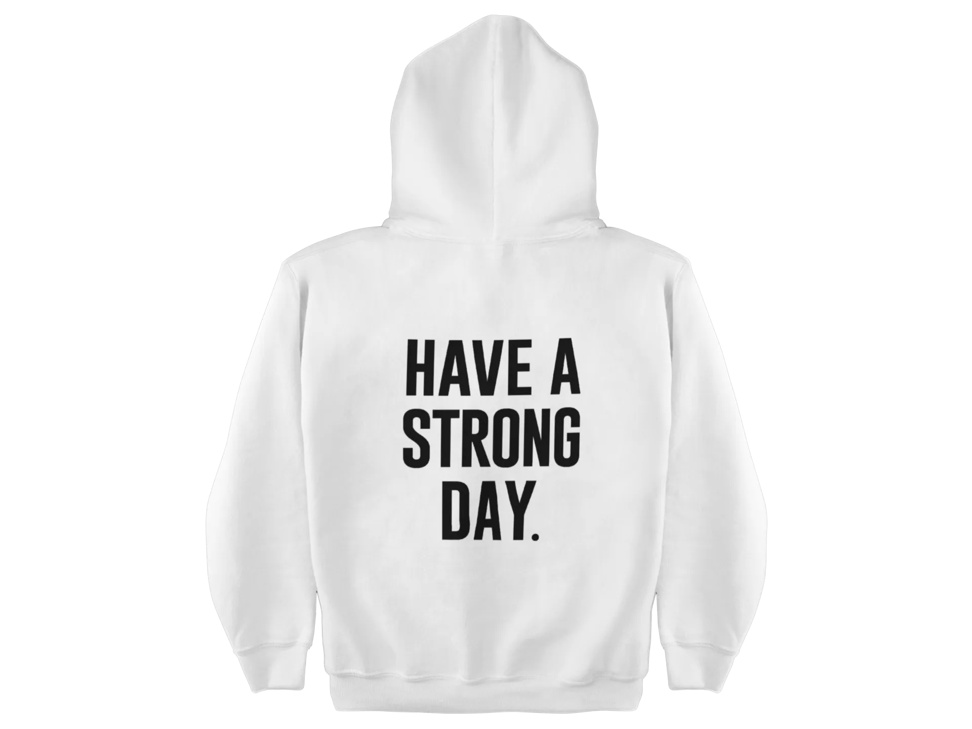 Youth Logo Statement Zip Up Hoodie - White