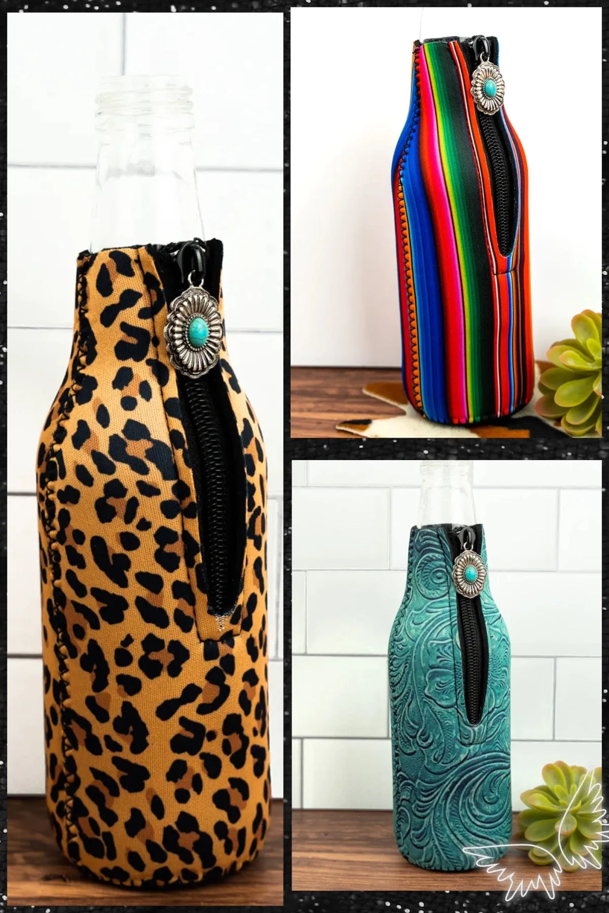 ZIP-UP BOTTLE SLEEVE KOOZIE