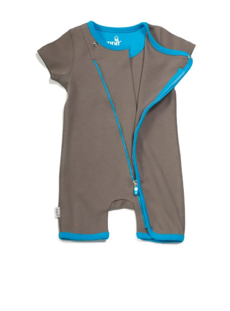 zip-up milk romper
