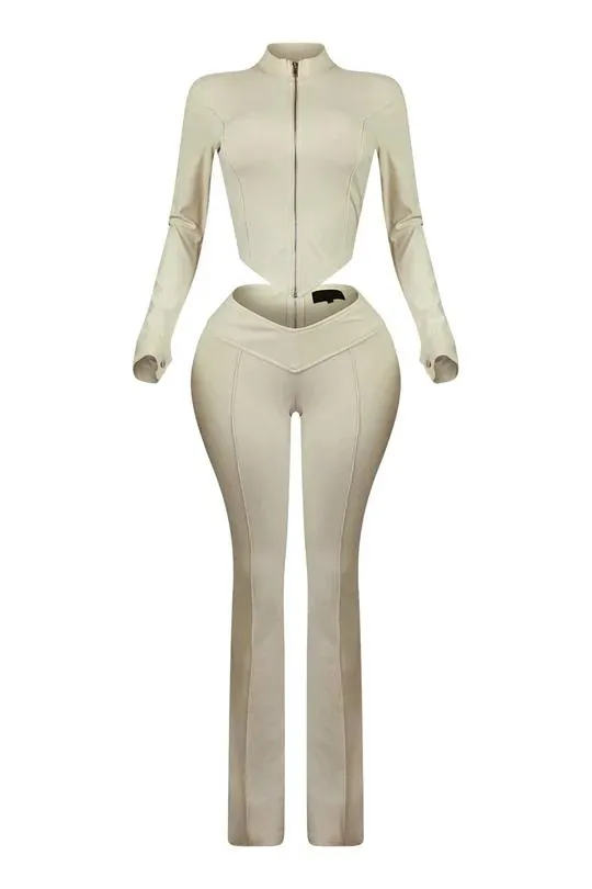 Zip Up Top & Pants SET