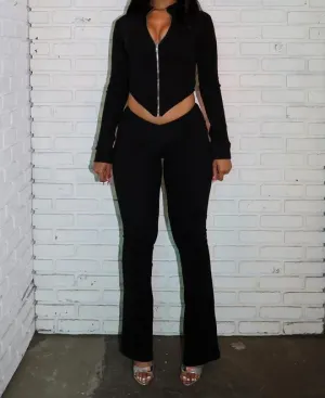 Zip Up Top & Pants SET
