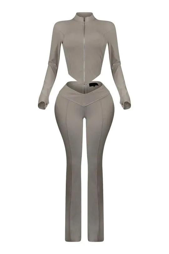 Zip Up Top & Pants SET