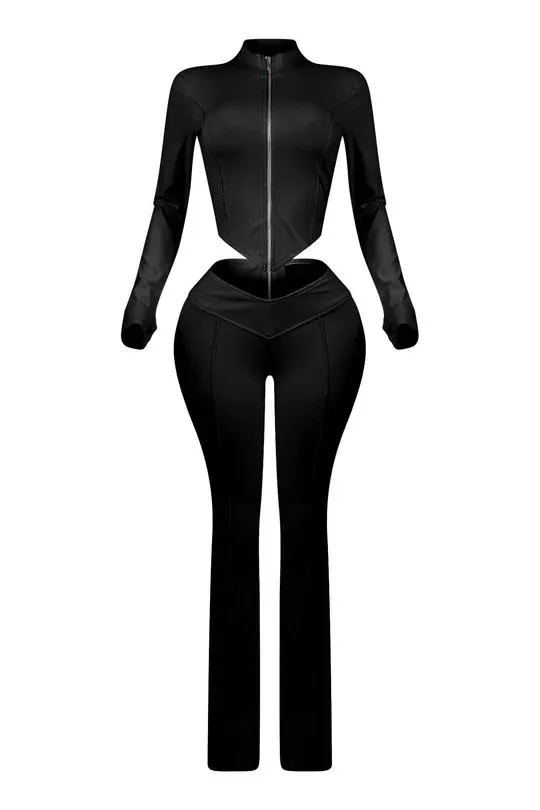 Zip Up Top & Pants SET