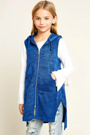 Zip Up Tunic Hoodie