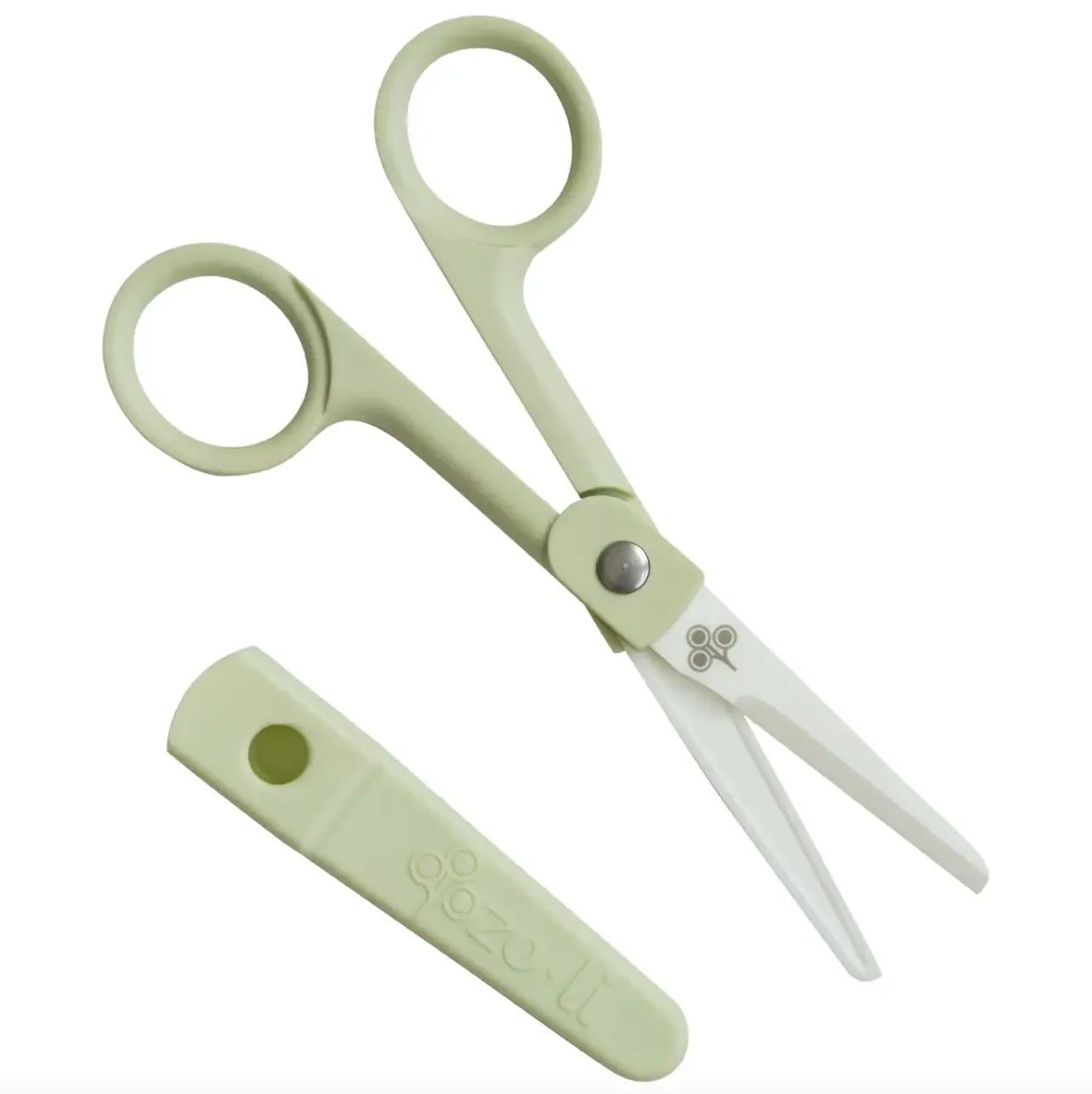 ZoLi SNIP Ceramic Food Scissors - Sage Green